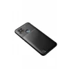 Newface Realme C21 Kılıf Auto Focus Karbon Kapak - Siyah