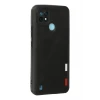 Newface Realme C21 Kılıf Loop Deri Silikon - Siyah