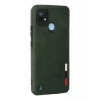 Newface Realme C21 Kılıf Loop Deri Silikon - Yeşil