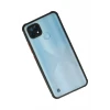 Newface Realme C21 Kılıf Miami Şeffaf Silikon - Siyah