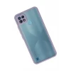 Newface Realme C21 Kılıf Montreal Silikon Kapak - Mor