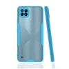 Newface Realme C21 Kılıf Platin Silikon - Mavi