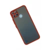 Newface Realme C21Y Kılıf Montreal Silikon Kapak - Kırmızı