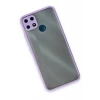 Newface Realme C25 Kılıf Montreal Silikon Kapak - Mor