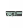 Newface Realme C35 Kılıf Pars Lens Yüzüklü Silikon - Yeşil