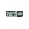 Newface Realme C35 Kılıf Pars Lens Yüzüklü Silikon - Yeşil