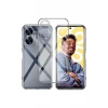 Newface Realme C55 Kılıf Lüx Şeffaf Silikon