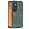Newface Realme C65 Kılıf Aras Deri Kapak - Koyu Yeşil