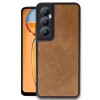 Newface Realme C65 Kılıf Aras Deri Kapak - Taba
