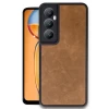 Newface Realme C65 Kılıf Aras Deri Kapak - Taba