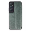 Newface Realme C65 Kılıf Flip Cover - Koyu Yeşil