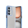 Newface Realme C75 4G Kılıf Razer Lensli Silikon - Açık Mavi