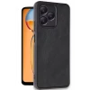 Newface Realme Note 50 4G Kılıf Aras Deri Kapak - Siyah