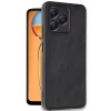 Newface Realme Note 50 4G Kılıf Aras Deri Kapak - Siyah