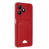 Newface Realme Note 50 4G Kılıf Kelvin Kartvizitli Silikon - Kırmızı