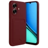 Newface Realme Note 60 Kelvin Kartvizitli Silikon - Bordo