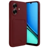 Newface Realme Note 60 Kelvin Kartvizitli Silikon - Bordo