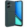 Newface Realme Note 60 Kelvin Kartvizitli Silikon - Koyu Yeşil