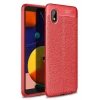 Newface Samsung Galaxy A01 Core Kılıf Auto Focus Kapak - Kırmızı