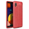 Newface Samsung Galaxy A01 Core Kılıf Auto Focus Kapak - Kırmızı