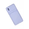 Newface Samsung Galaxy A01 Core Kılıf Kelvin Kartvizitli Silikon - Lila