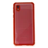 Newface Samsung Galaxy A01 Core Kılıf Miami Şeffaf Silikon - Kırmızı
