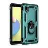 Newface Samsung Galaxy A01 Core Kılıf Sofya Yüzüklü Silikon Kapak - Yeşil