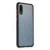 Newface Samsung Galaxy A02 Kılıf Miami Şeffaf Silikon - Siyah