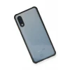 Newface Samsung Galaxy A02 Kılıf Miami Şeffaf Silikon - Siyah