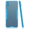 Newface Samsung Galaxy A02 Kılıf Platin Silikon - Mavi