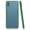 Newface Samsung Galaxy A02 Kılıf Platin Silikon - Yeşil