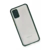 Newface Samsung Galaxy A02S Kılıf Miami Şeffaf Silikon - Koyu Yeşil