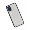 Newface Samsung Galaxy A02S Kılıf Miami Şeffaf Silikon - Lacivert