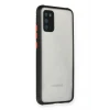 Newface Samsung Galaxy A02S Kılıf Miami Şeffaf Silikon - Siyah