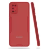 Newface Samsung Galaxy A02S Kılıf Platin Silikon - Kırmızı