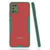Newface Samsung Galaxy A02S Kılıf Platin Silikon - Yeşil