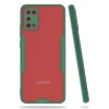 Newface Samsung Galaxy A02S Kılıf Platin Silikon - Yeşil