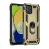 Newface Samsung Galaxy A03 Kılıf Sofya Yüzüklü Silikon Kapak - Gold