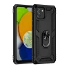 Newface Samsung Galaxy A03 Kılıf Sofya Yüzüklü Silikon Kapak - Siyah