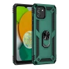 Newface Samsung Galaxy A03 Kılıf Sofya Yüzüklü Silikon Kapak - Yeşil