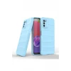 Newface Samsung Galaxy A03S Kılıf Optimum Silikon - Sky Blue