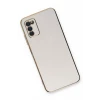 Newface Samsung Galaxy A03S Kılıf Volet Silikon - Beyaz