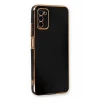 Newface Samsung Galaxy A03S Kılıf Volet Silikon - Siyah