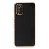 Newface Samsung Galaxy A03S Kılıf Volet Silikon - Siyah