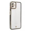 Newface Samsung Galaxy A04 Kılıf Liva Lens Silikon - Siyah
