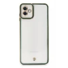 Newface Samsung Galaxy A04 Kılıf Liva Lens Silikon - Yeşil