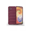 Newface Samsung Galaxy A04E Kılıf Optimum Silikon - Bordo