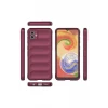 Newface Samsung Galaxy A04E Kılıf Optimum Silikon - Bordo