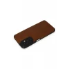 Newface Samsung Galaxy A05S Kılıf Loop Deri Silikon - Kahverengi