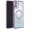 Newface Samsung Galaxy A06 Joke Simli Magneticsafe Kılıf - Derin Mor